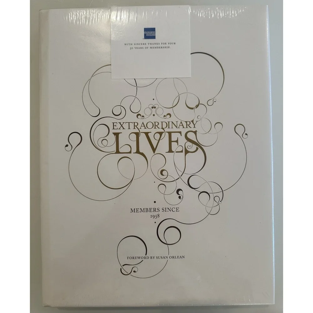 EXTRAORDINARY LIVES BOOK FOREWORD BY SUSAN ORLEAN - COLOR PRINTS - NEW!
